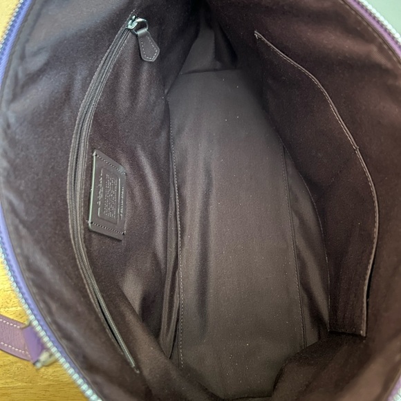 Coach Lavender Tote - Picture 8 of 8